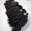 Water Wave Black Color And Colored Human Hair Bundles 100 Grams