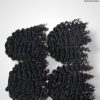 Burmese Black Color And Colored Human Hair Bundles 100 Grams