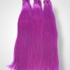 Straight Black Color And Colored Human Hair Bundles 100 Grams