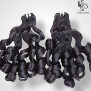 Finger & Fumi Curl Black Color And Colored Human Hair Bundles 100 Grams