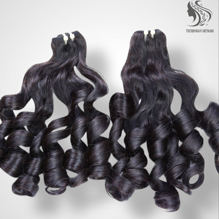 Finger & Fumi Curl Black Color And Colored Human Hair Bundles 100 Grams