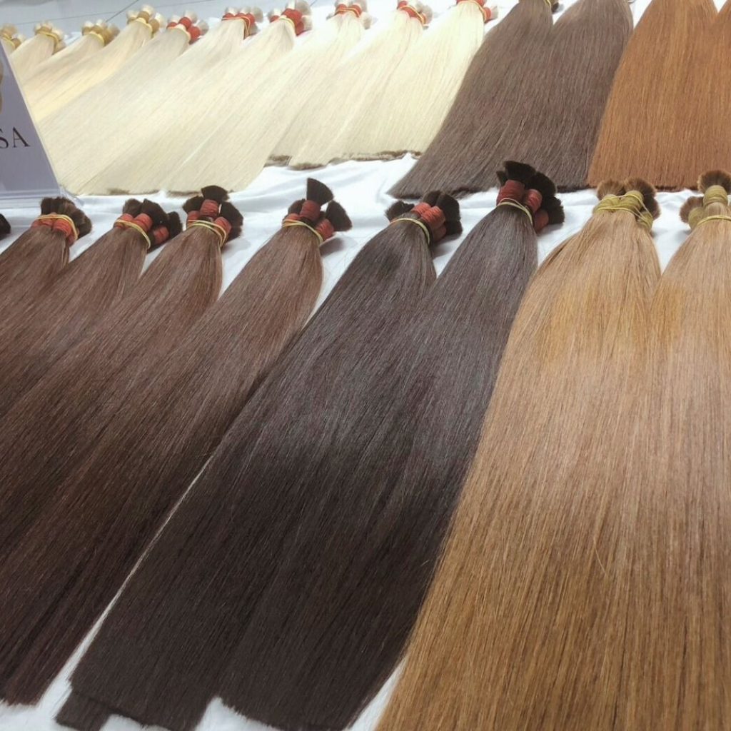 Premium quality Human Hair Vietnam Hair bundles for professional hair extensions.