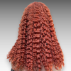 20 Inch Wig Orange Color 250 grams Human Hair Lace Wig