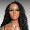 22 Inch Wig Black Color 270 grams Human Hair Lace Wig