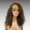 20 Inch Wig Brown Color 250 grams Human Hair Lace Wig