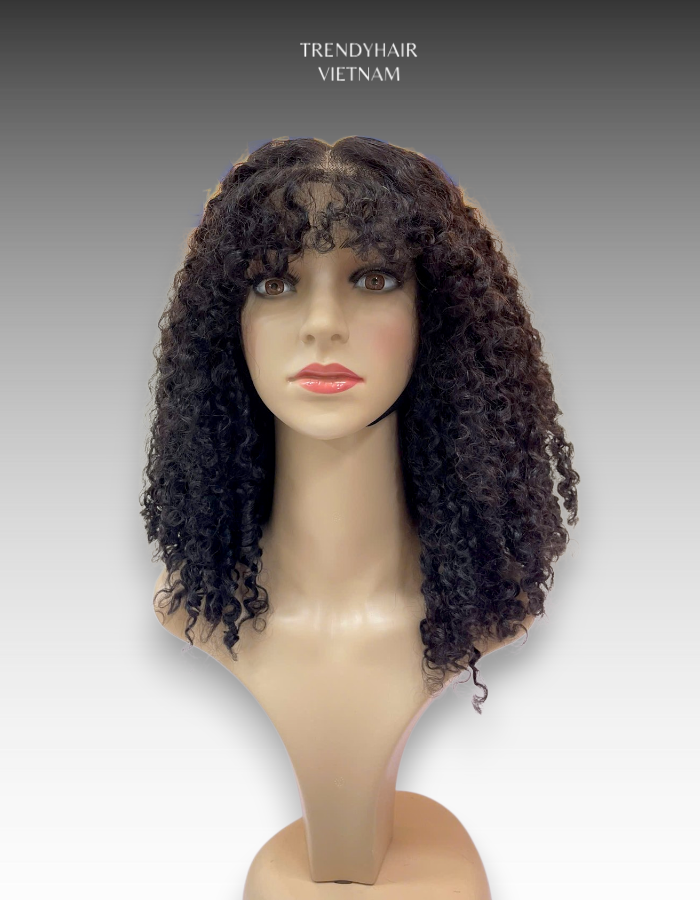 14 Inch Wig Black Color 250 grams Human Hair Lace Wig