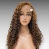 22 Inch Wig Brown Color 250 grams Human Hair Lace Wig