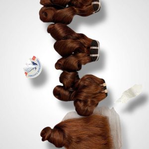 Combo 3 Bundles And 1 Closure 6x6 Vietnames Human Hair
