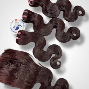 Combo 3 Bundles And 1 Closure 6x6 Vietnames Human Hair