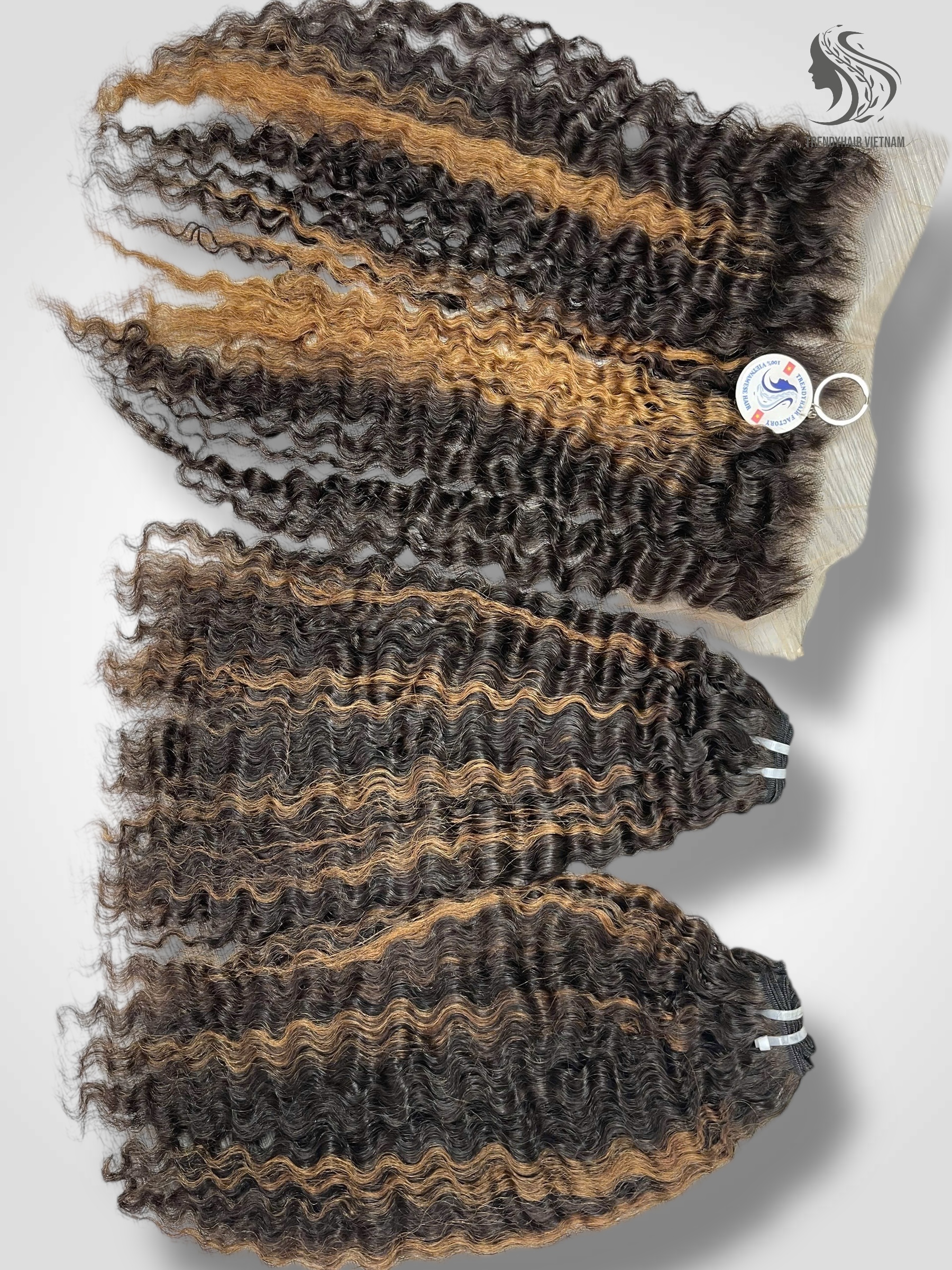 Combo 2 Bundles And 1 Frontal 13x4 Vietnames Human Hair