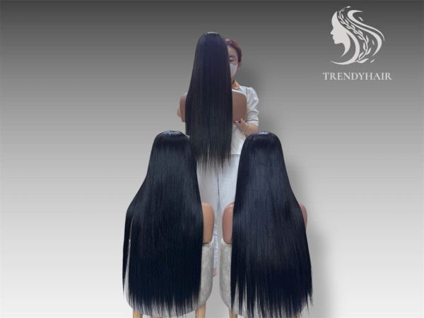 Combo 3 Wigs 28inch Black Color Human Hair Lace Wig – Premium Quality from Vietnam