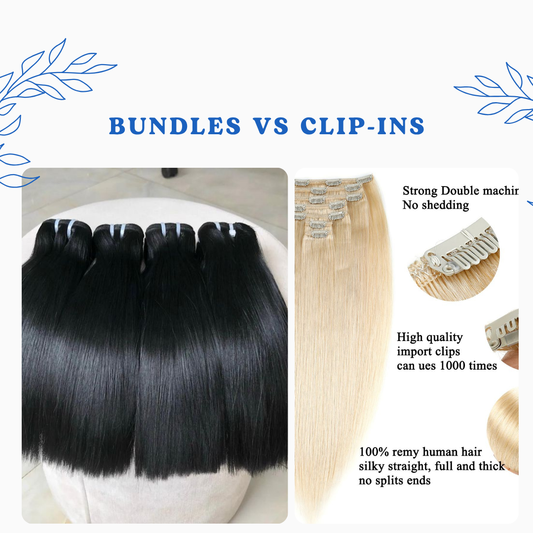 Bundles vs Clip-ins: Which Hair Extension Type Is Right for You ...