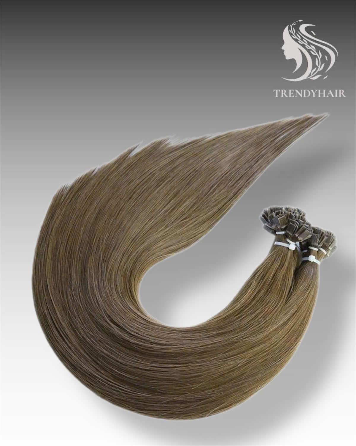 Combo2 Hair Extension 8inch Brown Color Human Hair