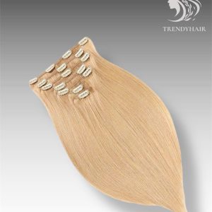8INCH CLIP IN BLONDE COLOR HUMAN HAIR – LUXURY VIETNAMESE HAIR FOR NATURAL BEAUTY