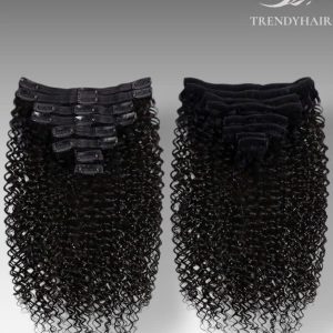 8INCH BURMESE CLIP IN BLACK COLOR HUMAN HAIR – PREMIUM RAW BEAUTY FROM VIETNAM