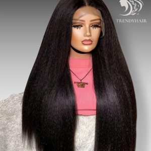 22INCH CUSTOM WIG BLACK COLOR HUMAN HAIR LACE WIG – TIMELESS BEAUTY IN EVERY STRAND