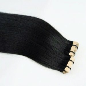 Invisible Hair Extension Black Color Human Hair – Seamless, Natural & Long-Lasting Beauty
