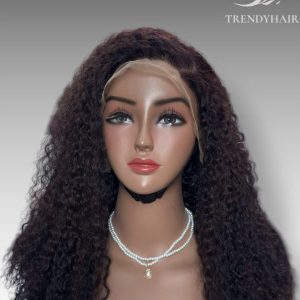 30inch Curly Wig Black Color Human Hair Lace Wig – Premium Vietnamese Quality